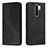 Leather Case Stands Flip Cover Holder H03X for Xiaomi Poco M2 Black