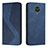 Leather Case Stands Flip Cover Holder H03X for Xiaomi Poco M2 Pro Blue