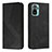Leather Case Stands Flip Cover Holder H03X for Xiaomi Poco M5S Black