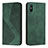 Leather Case Stands Flip Cover Holder H03X for Xiaomi Redmi 9A Green