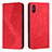 Leather Case Stands Flip Cover Holder H03X for Xiaomi Redmi 9A Red