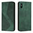 Leather Case Stands Flip Cover Holder H03X for Xiaomi Redmi 9AT Green