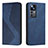 Leather Case Stands Flip Cover Holder H03X for Xiaomi Redmi K50 Ultra 5G Blue