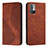 Leather Case Stands Flip Cover Holder H03X for Xiaomi Redmi Note 10 5G