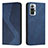 Leather Case Stands Flip Cover Holder H03X for Xiaomi Redmi Note 10 Pro 4G Blue