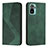 Leather Case Stands Flip Cover Holder H03X for Xiaomi Redmi Note 11 SE India 4G Green