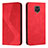 Leather Case Stands Flip Cover Holder H03X for Xiaomi Redmi Note 9 Pro Red