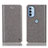 Leather Case Stands Flip Cover Holder H04P for Motorola Moto G41