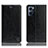 Leather Case Stands Flip Cover Holder H04P for OnePlus Nord CE 2 5G Black