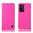 Leather Case Stands Flip Cover Holder H04P for Oppo A36 Hot Pink