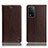 Leather Case Stands Flip Cover Holder H04P for Oppo A93s 5G