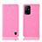 Leather Case Stands Flip Cover Holder H04P for Oppo A94 5G Pink