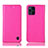 Leather Case Stands Flip Cover Holder H04P for Oppo Find X3 Pro 5G Hot Pink