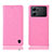 Leather Case Stands Flip Cover Holder H04P for Oppo K10 5G Pink