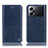 Leather Case Stands Flip Cover Holder H04P for Oppo K10 Pro 5G Blue