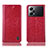 Leather Case Stands Flip Cover Holder H04P for Oppo K10 Pro 5G Red