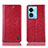 Leather Case Stands Flip Cover Holder H04P for Oppo Reno8 T 5G Red