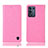 Leather Case Stands Flip Cover Holder H04P for Realme Q3s 5G Pink