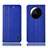 Leather Case Stands Flip Cover Holder H04P for Xiaomi Mi 12 Ultra 5G Blue