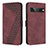 Leather Case Stands Flip Cover Holder H04X for Google Pixel 7 Pro 5G Red