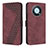 Leather Case Stands Flip Cover Holder H04X for Huawei Enjoy 50 Pro Red