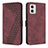 Leather Case Stands Flip Cover Holder H04X for Motorola Moto G73 5G