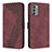 Leather Case Stands Flip Cover Holder H04X for Nokia G400 5G Purple