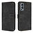 Leather Case Stands Flip Cover Holder H04X for OnePlus Nord 2 5G Black