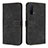 Leather Case Stands Flip Cover Holder H04X for OnePlus Nord CE 5G Black