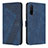 Leather Case Stands Flip Cover Holder H04X for OnePlus Nord CE 5G Blue