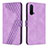 Leather Case Stands Flip Cover Holder H04X for OnePlus Nord CE 5G Purple