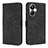 Leather Case Stands Flip Cover Holder H04X for Realme 10 Pro+ Plus 5G Black