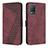 Leather Case Stands Flip Cover Holder H04X for Realme 8 5G Red