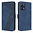 Leather Case Stands Flip Cover Holder H04X for Realme 9 Pro+ Plus 5G Blue