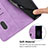 Leather Case Stands Flip Cover Holder H04X for Vivo iQOO Z6 Lite 5G