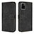 Leather Case Stands Flip Cover Holder H04X for Vivo Y01 Black