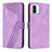 Leather Case Stands Flip Cover Holder H04X for Xiaomi Poco C50 Purple