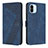 Leather Case Stands Flip Cover Holder H04X for Xiaomi Poco C51 Blue