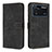 Leather Case Stands Flip Cover Holder H04X for Xiaomi Poco M4 Pro 4G Black