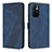Leather Case Stands Flip Cover Holder H04X for Xiaomi Poco M4 Pro 5G Blue
