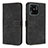 Leather Case Stands Flip Cover Holder H04X for Xiaomi Redmi 10 India Black