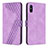 Leather Case Stands Flip Cover Holder H04X for Xiaomi Redmi 9AT Purple