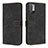 Leather Case Stands Flip Cover Holder H04X for Xiaomi Redmi Note 10 5G Black