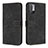 Leather Case Stands Flip Cover Holder H04X for Xiaomi Redmi Note 10T 5G Black