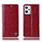 Leather Case Stands Flip Cover Holder H05P for OnePlus Nord CE 2 Lite 5G Red