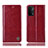 Leather Case Stands Flip Cover Holder H05P for OnePlus Nord N200 5G