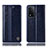 Leather Case Stands Flip Cover Holder H05P for Oppo A93s 5G