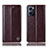 Leather Case Stands Flip Cover Holder H05P for Oppo Find X5 Lite 5G