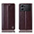 Leather Case Stands Flip Cover Holder H05P for Oppo K10 5G