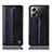 Leather Case Stands Flip Cover Holder H05P for Oppo K10 Pro 5G Black